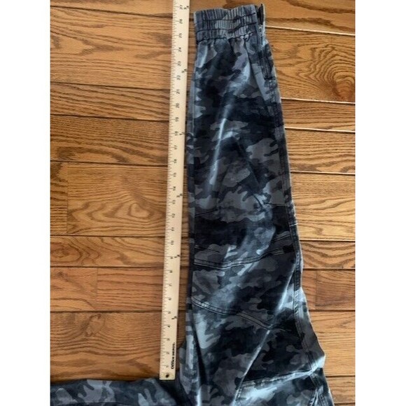 Spanx Women Sz Large Gray Camo Stretch Twill Cargo Jogger Size - Picture 13 of 14